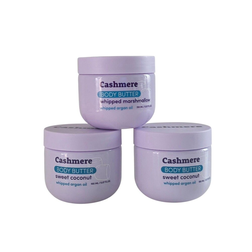 Cashmere Body Butter Sweet Coconut & Whipped Mashmallow 3pc Set